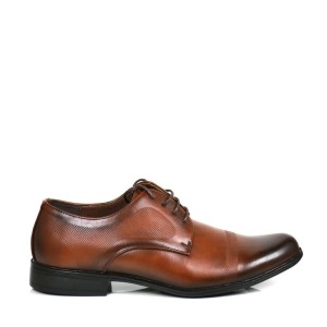 MĘSKIE BUTY WIZYTOWE ELEGANCKIE PANTOFLE BADOXX 472 BRĄZOWE