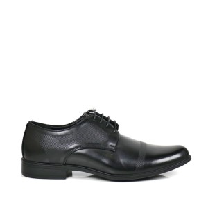 MĘSKIE BUTY WIZYTOWE ELEGANCKIE PANTOFLE BADOXX 472 CZARNE